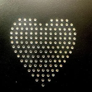 handmade rhinestone transfer