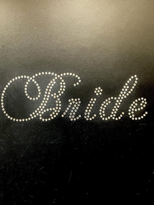 Glamorous Bride Rhinestone Iron-On Transfer for Stunning Customization