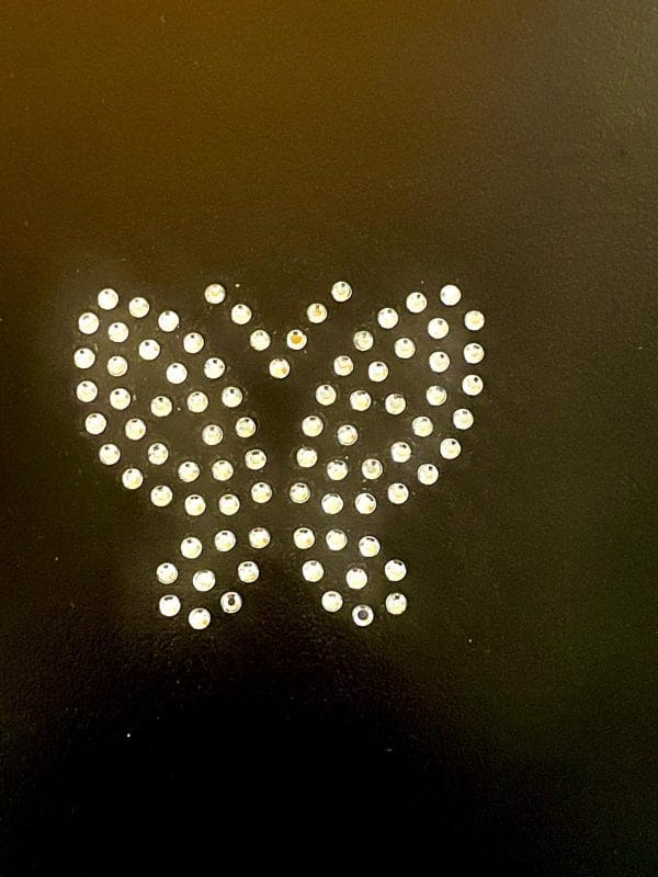 Dazzle Butterfly Iron-On Rhinestone Iron-On Transfer *2 per order*