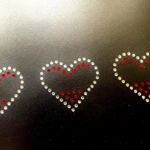 handmade rhinestone transfer